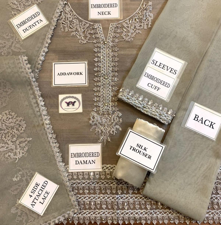 Baroque Organza Suit-Aarasta