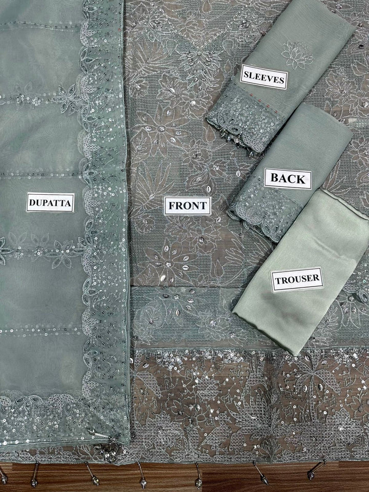 Jazmin Chiffon Suit-Aarasta