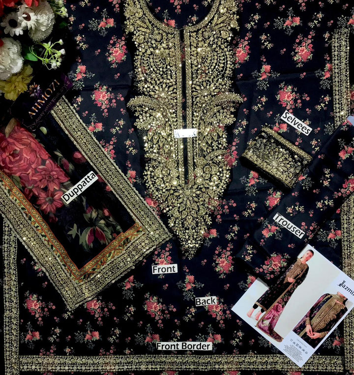 Jazmin Silk Suit-Aarasta