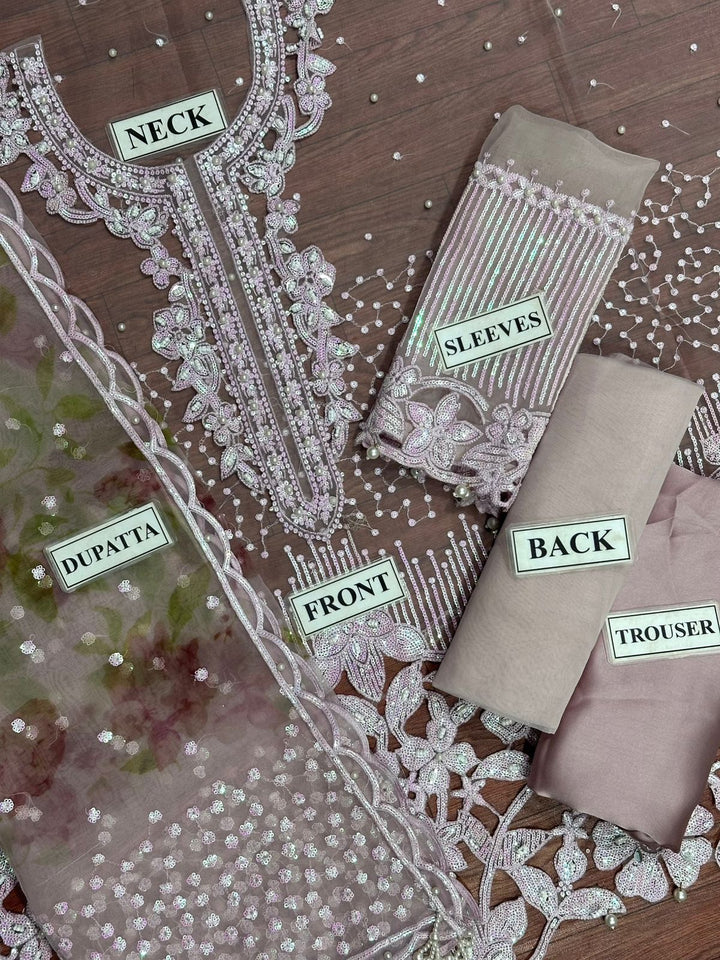 Baroque Organza Suit-Aarasta