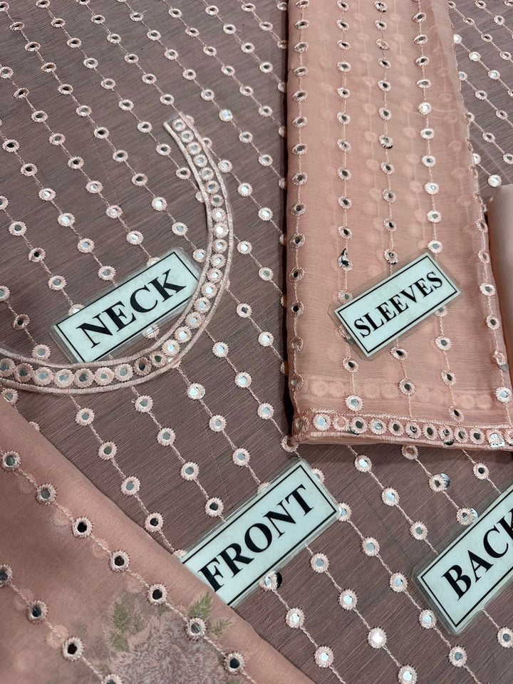 Jazmin Chiffon Suit-Aarasta