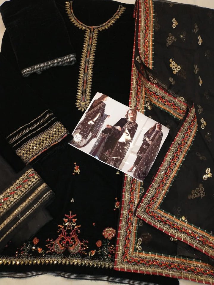 Baroque Velvet Suit-Aarasta