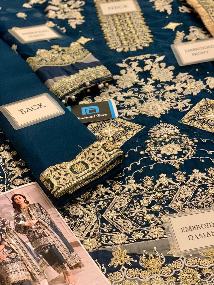 Baroque Organza Suit-Aarasta