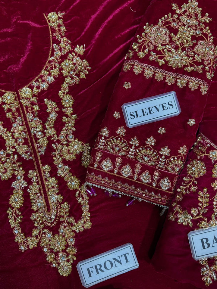 Baroque Velvet Suit-Aarasta