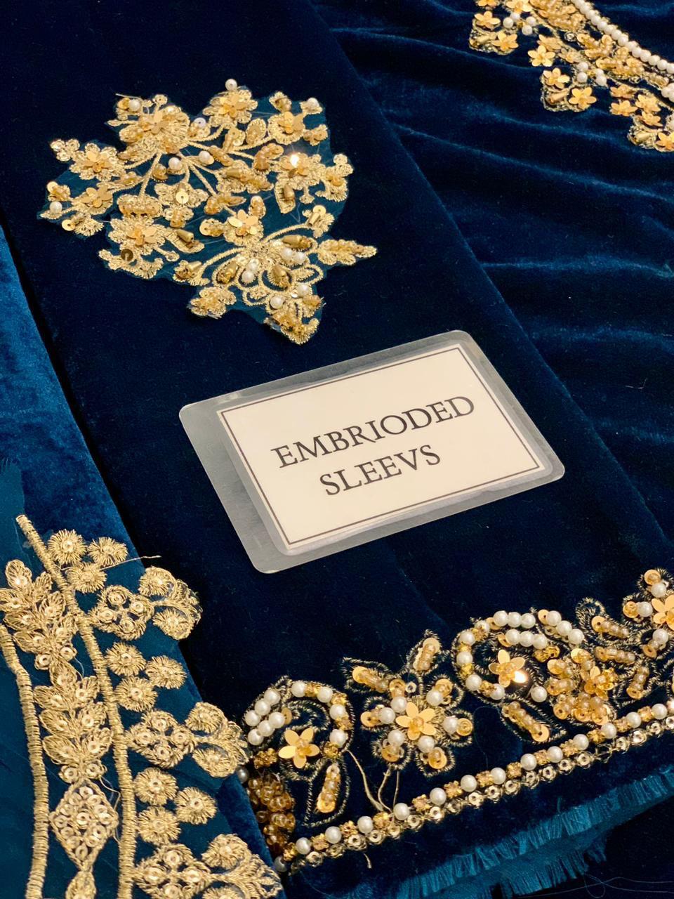 Baroque Velvet Suit-Aarasta