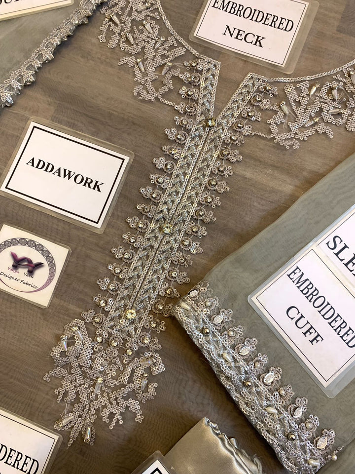 Baroque Organza Suit-Aarasta