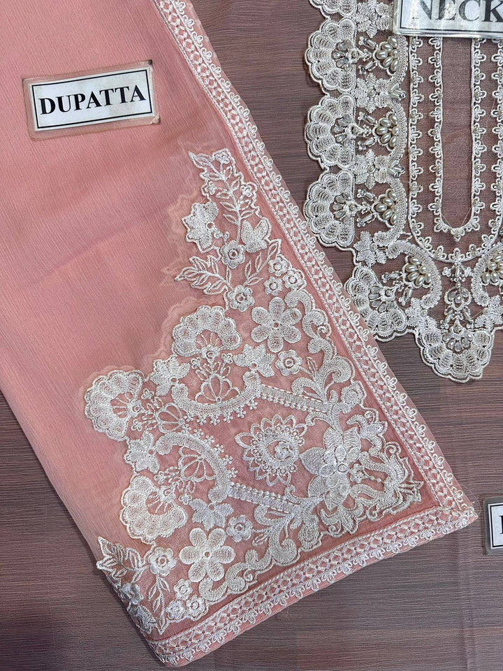 Baroque Chiffon Suit-Aarasta