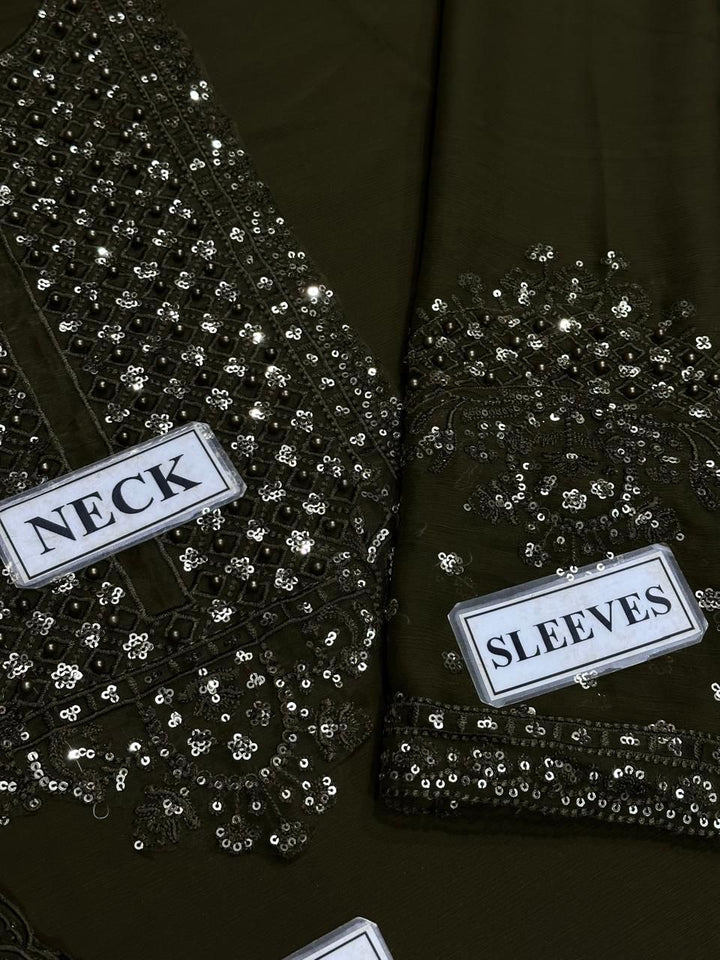 Baroque Chiffon Suit-Aarasta