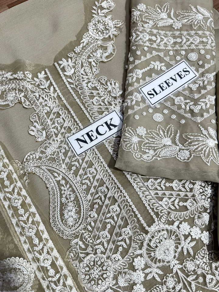 Baroque Chiffon Suit-Aarasta