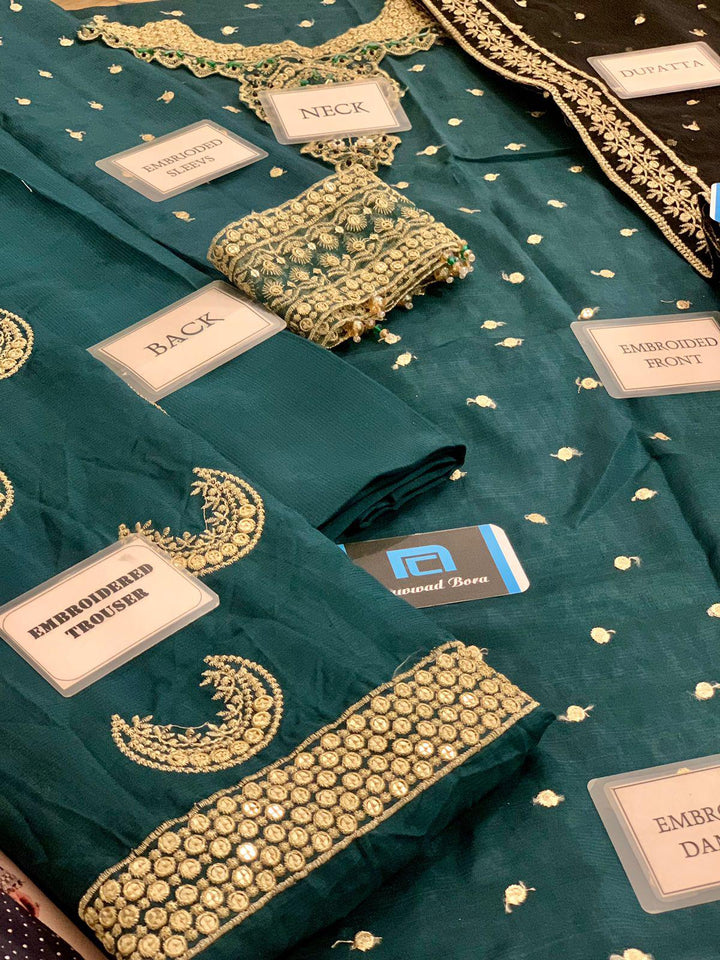 Baroque Chiffon Suit-Aarasta