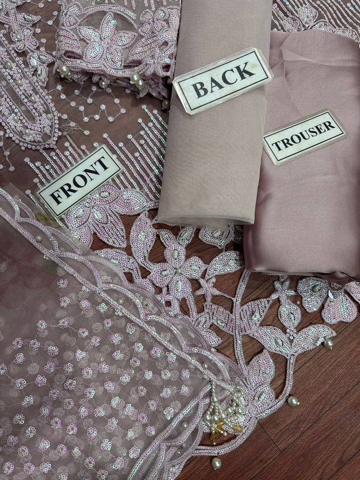 Baroque Organza Suit-Aarasta