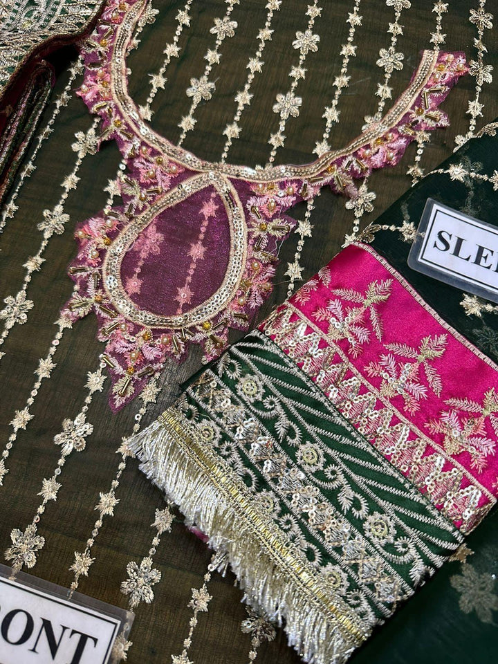 Baroque Chiffon Suit-Aarasta