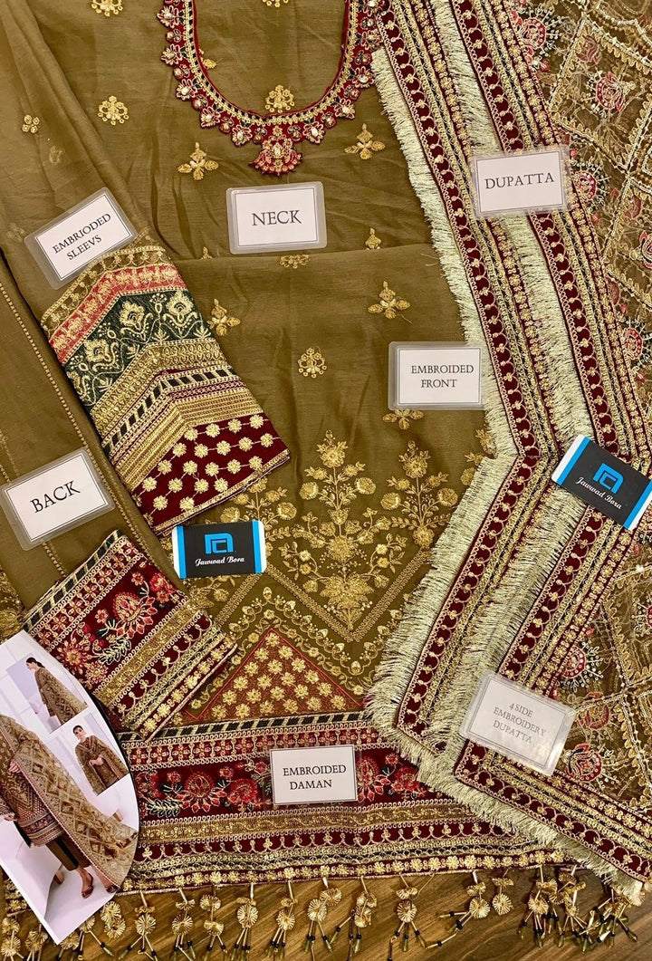 Baroque Chiffon Suit-Aarasta