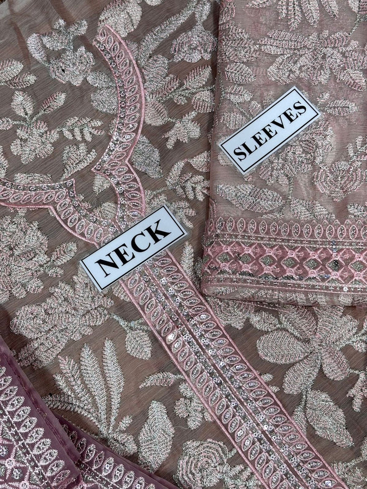 Jazmin Chiffon Suit-Aarasta