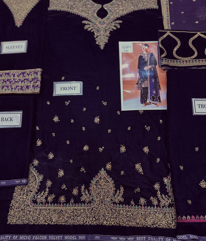 Jazmin Velvet Suit-Aarasta