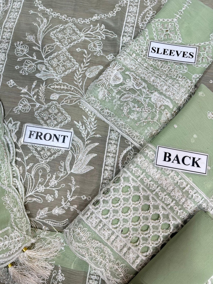 Baroque Chiffon Suit-Aarasta