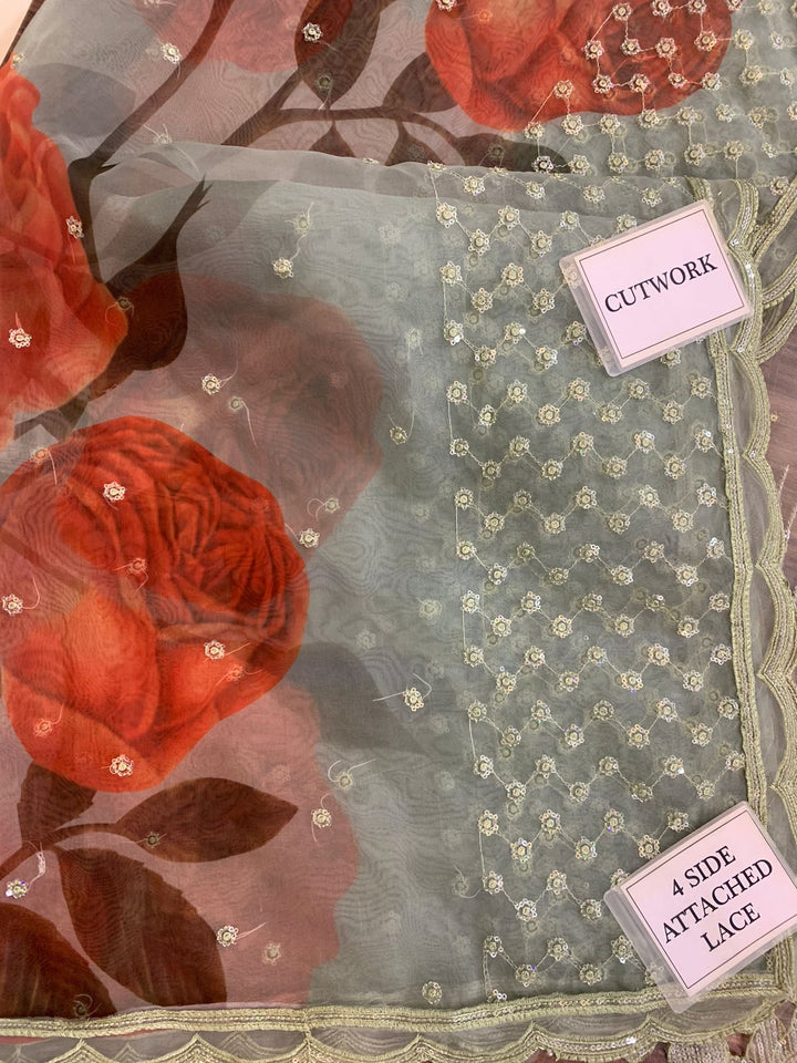 Baroque Organza Suit-Aarasta