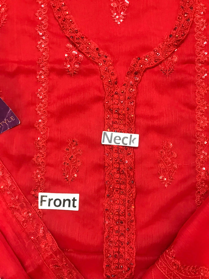 Baroque Chiffon Suit-Aarasta