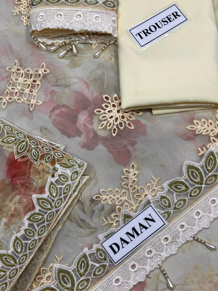 Baroque Organza Suit-Aarasta