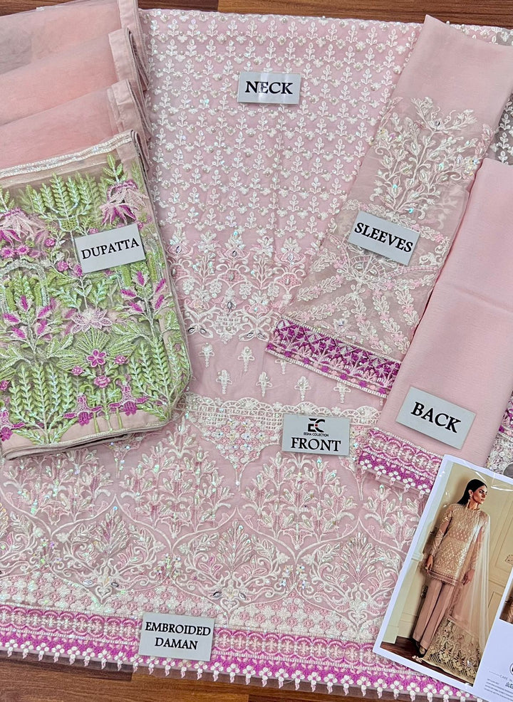 Baroque Chiffon Suit-Aarasta