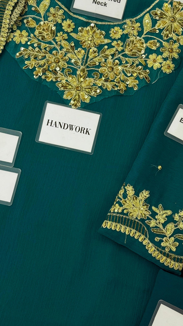 Baroque Chiffon Suit-Aarasta