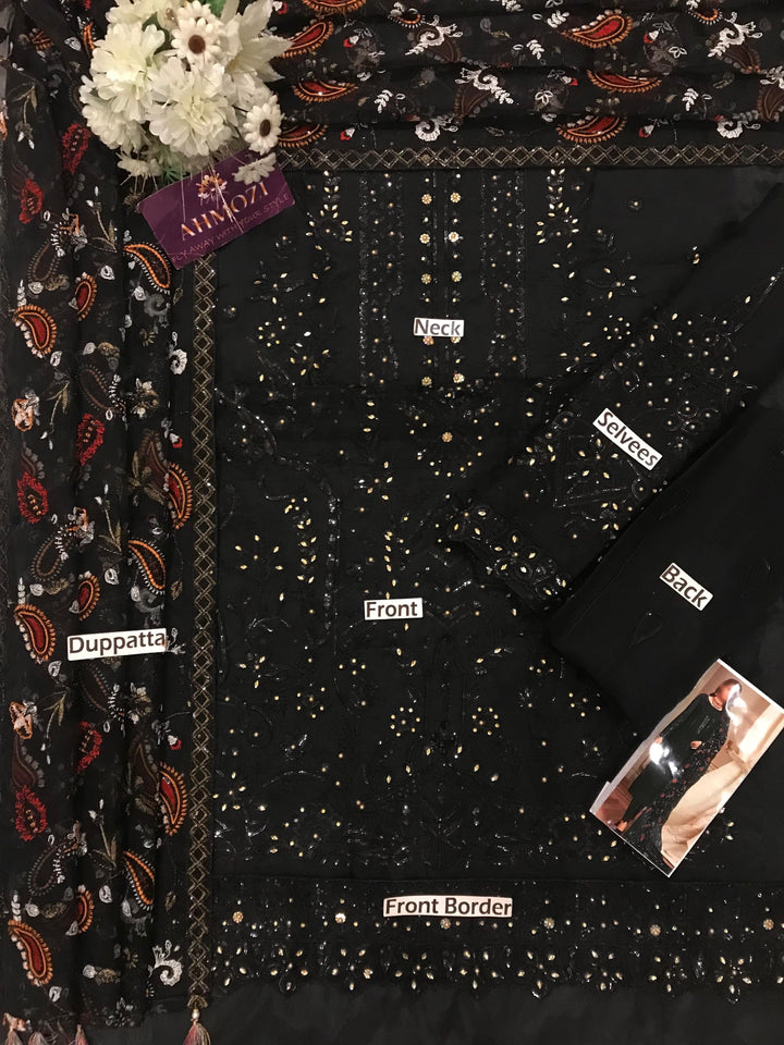 Baroque Organza Suit-Aarasta