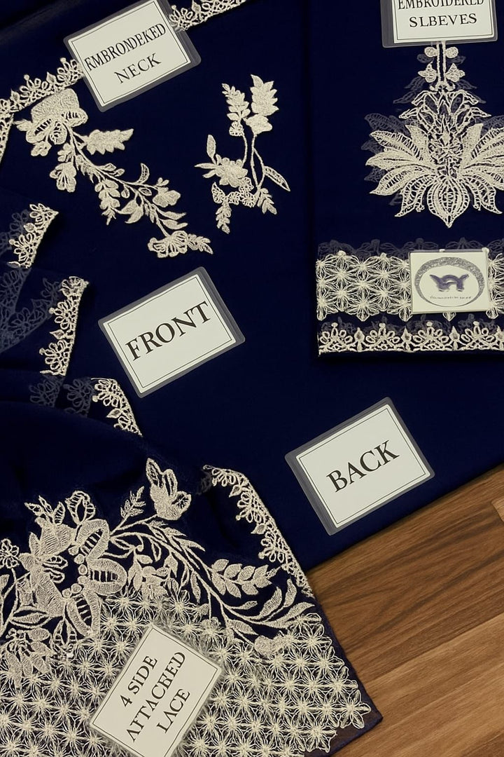 Baroque Chiffon Suit-Aarasta