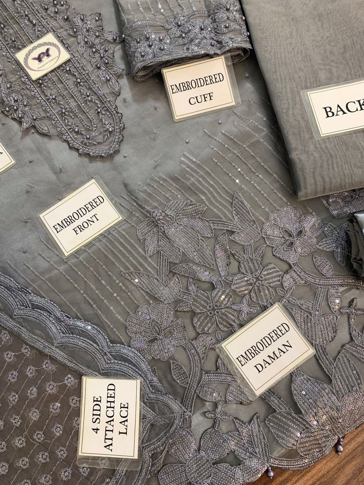 Baroque Organza Suit-Aarasta