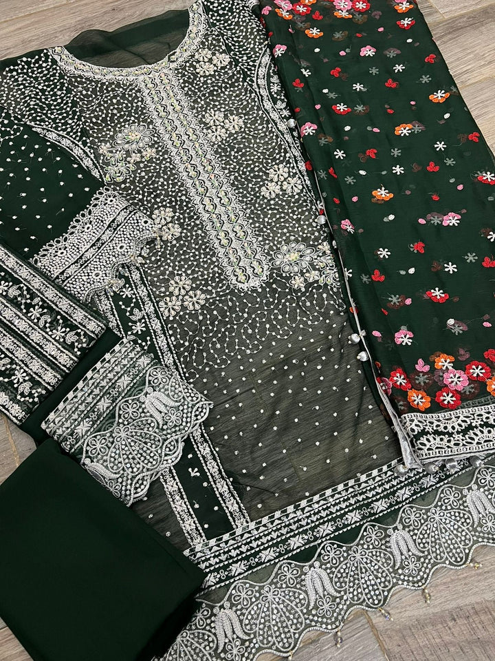 Jazmin Chiffon Suit-Aarasta