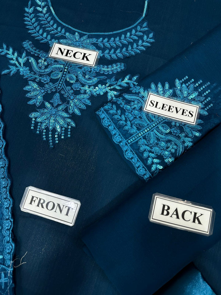 Baroque Chiffon Suit-Aarasta