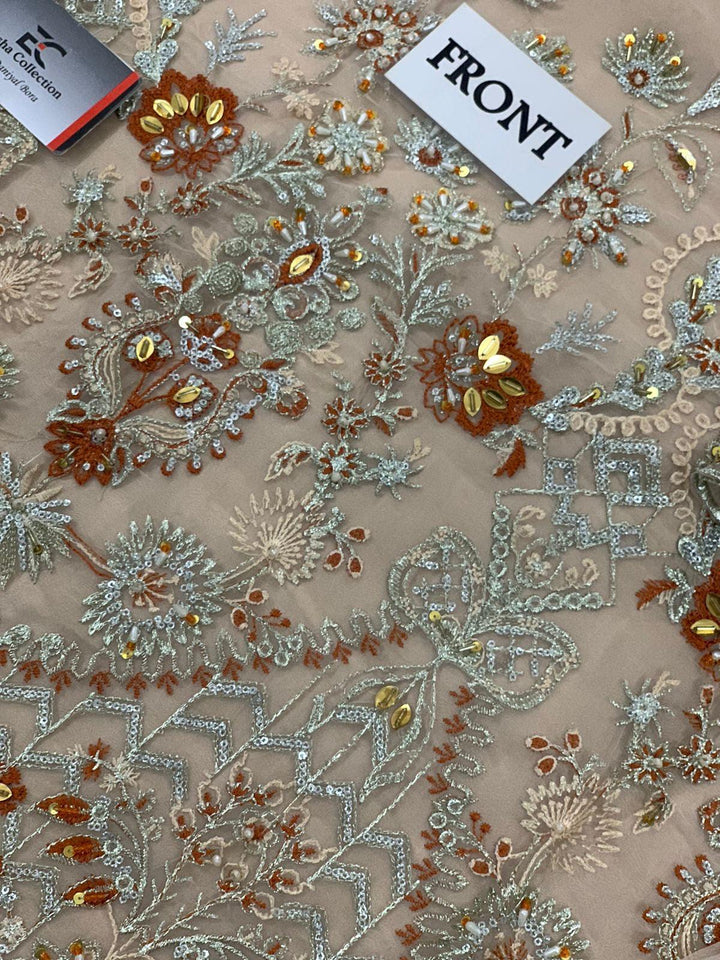 Baroque Organza Suit-Aarasta