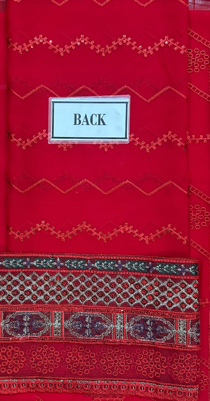 Baroque Chiffon Suit-Aarasta