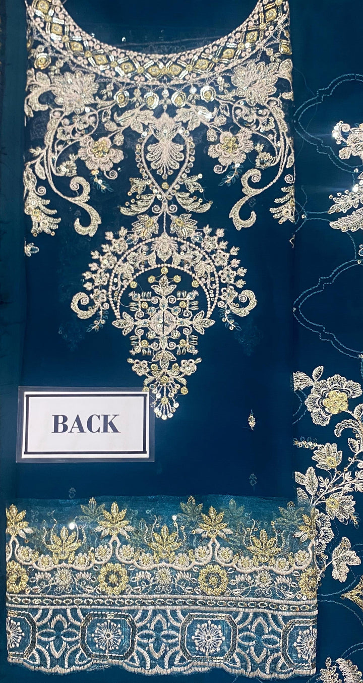 Baroque Chiffon Suit-Aarasta