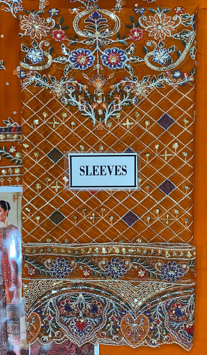 Baroque Chiffon Suit-Aarasta