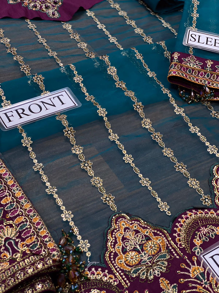 Baroque Organza Suit-Aarasta