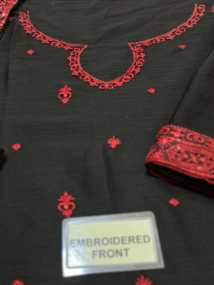 Baroque Chiffon Suit-Aarasta