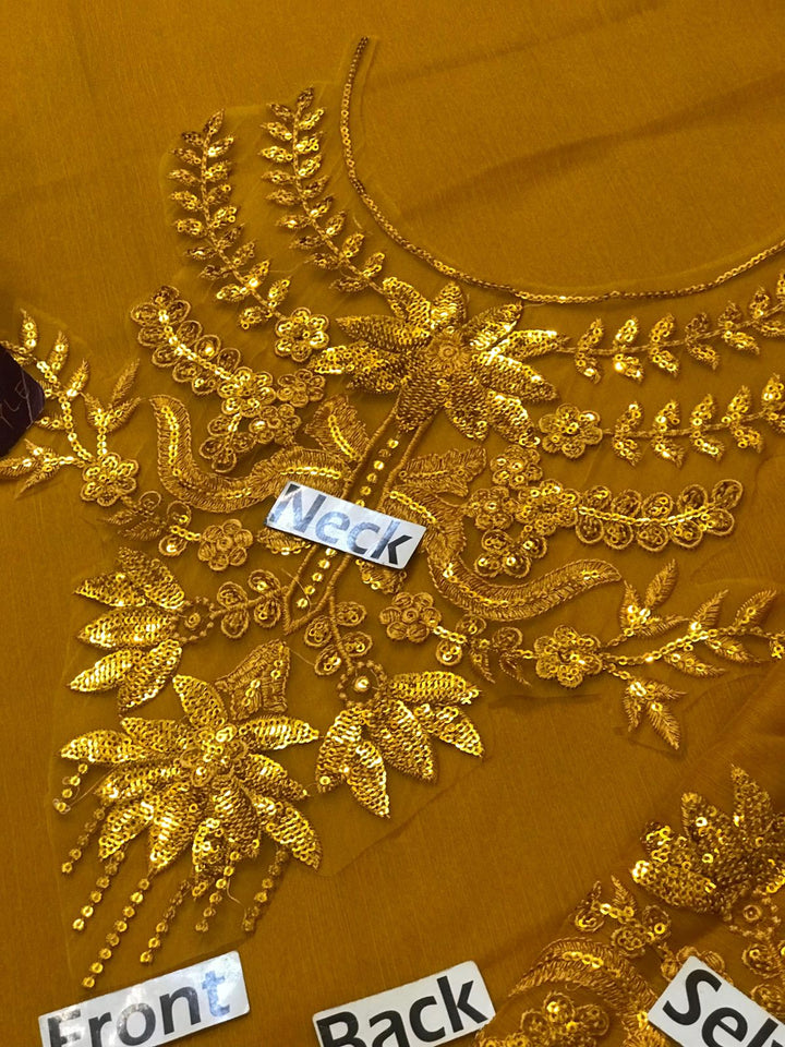 Baroque Chiffon Suit-Aarasta