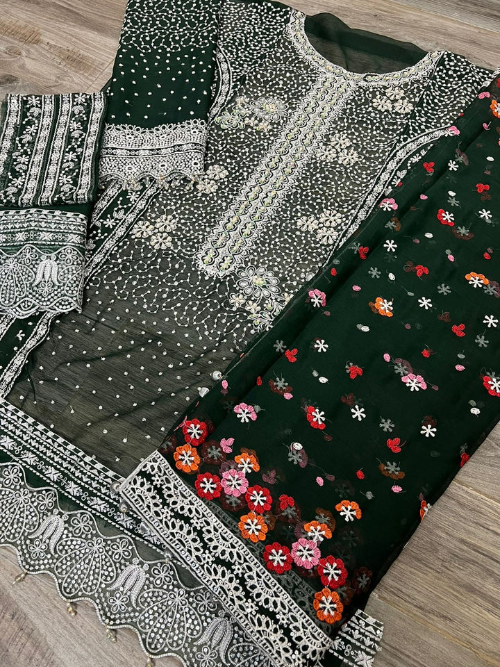 Jazmin Chiffon Suit-Aarasta