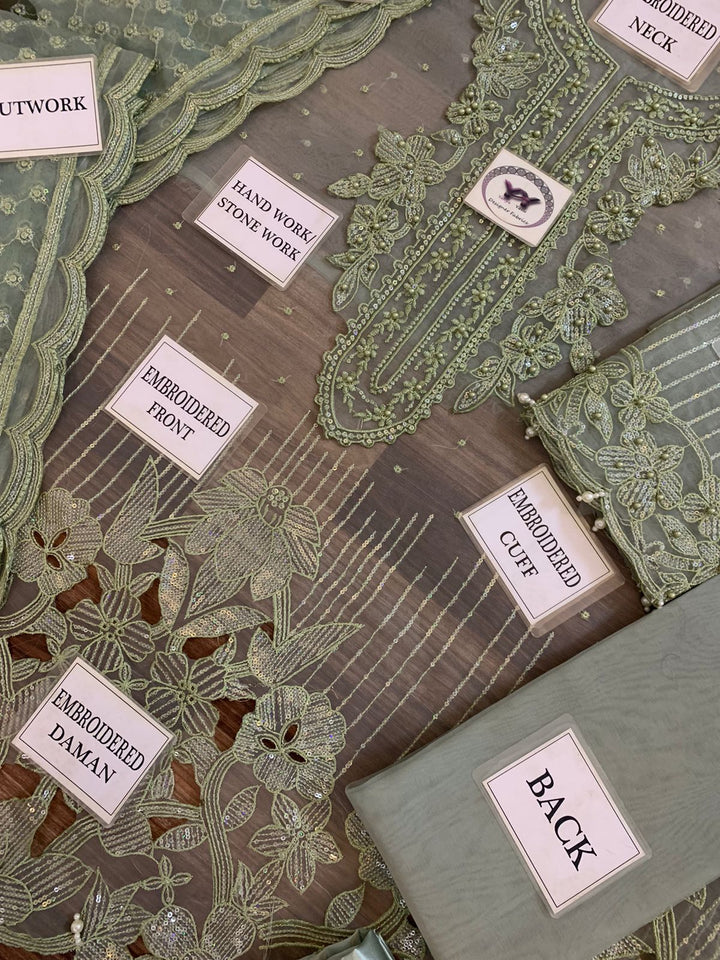 Baroque Organza Suit-Aarasta