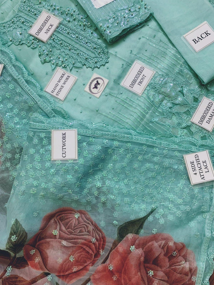 Baroque Organza Suit-Aarasta