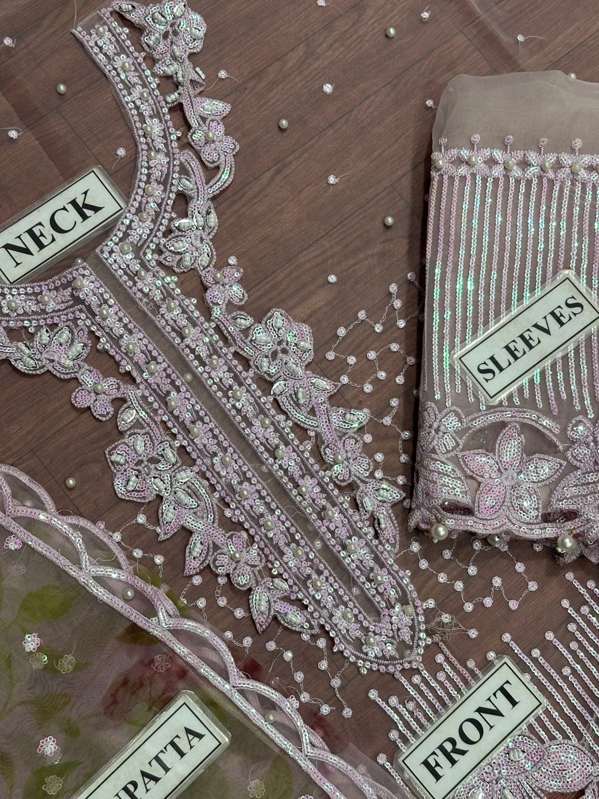 Baroque Organza Suit-Aarasta
