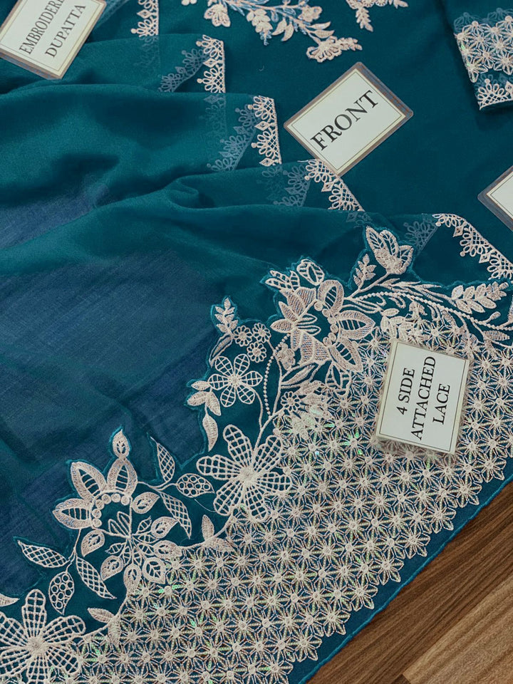 Baroque Chiffon Suit-Aarasta