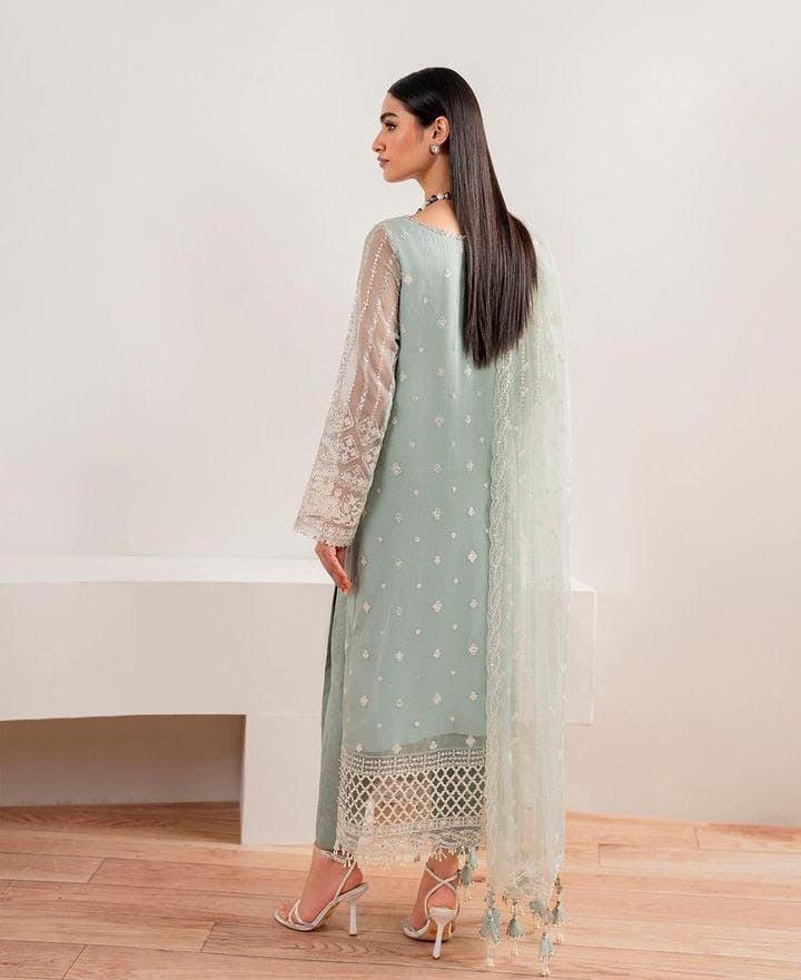 Baroque Chiffon Suit-Aarasta