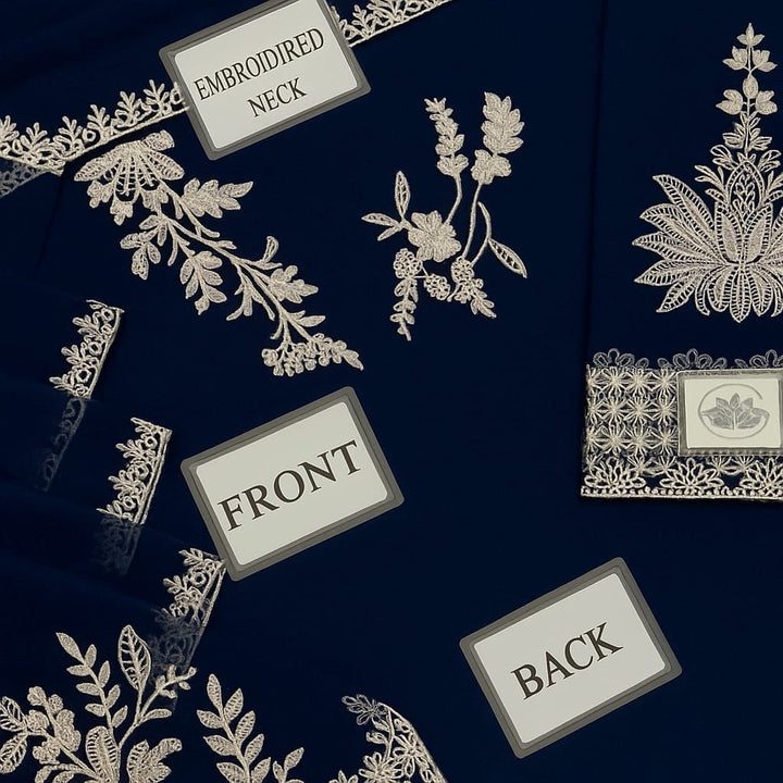 Baroque Chiffon Suit-Aarasta