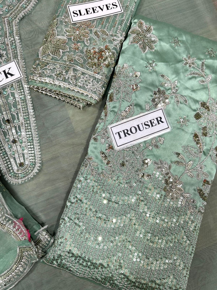 Baroque Organza Suit-Aarasta