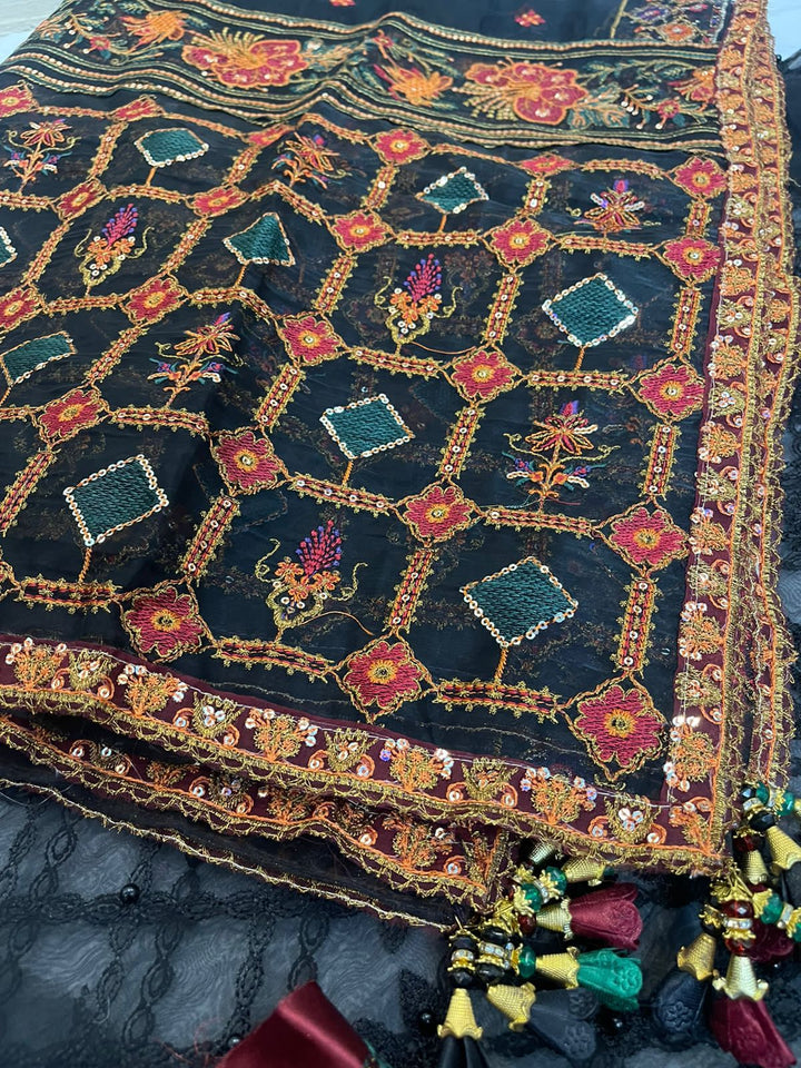 Baroque Organza Suit-Aarasta