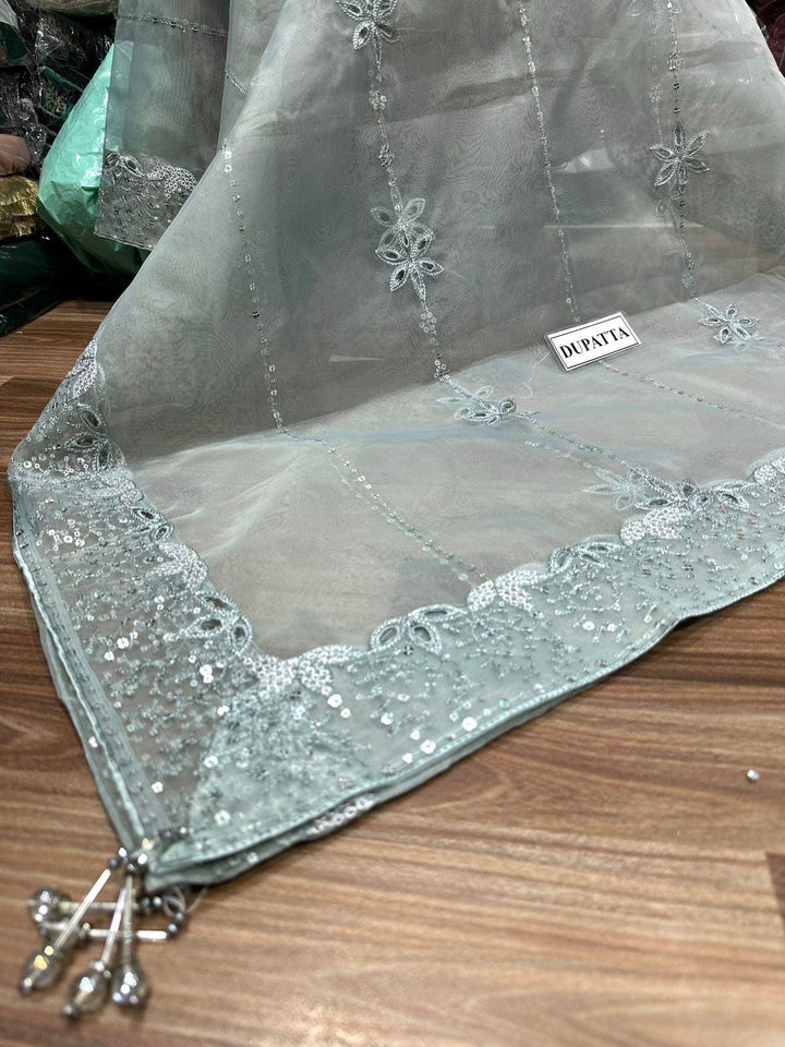 Jazmin Chiffon Suit-Aarasta