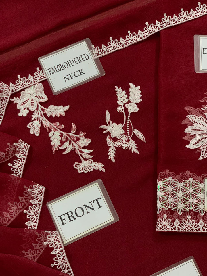 Baroque Chiffon Suit-Aarasta