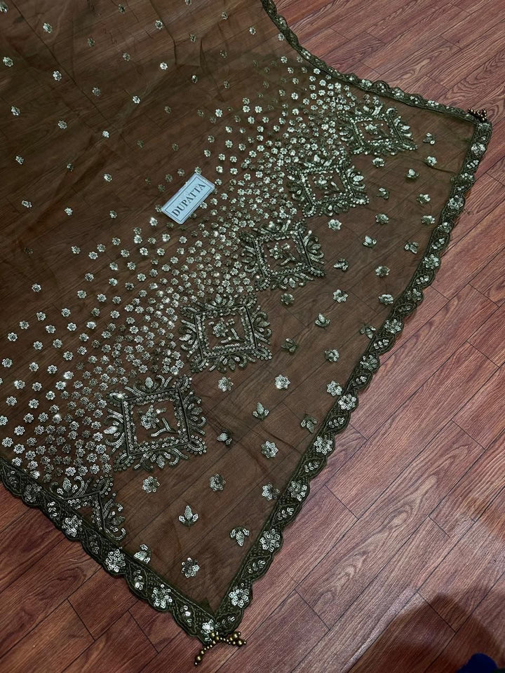 Baroque Chiffon Suit-Aarasta