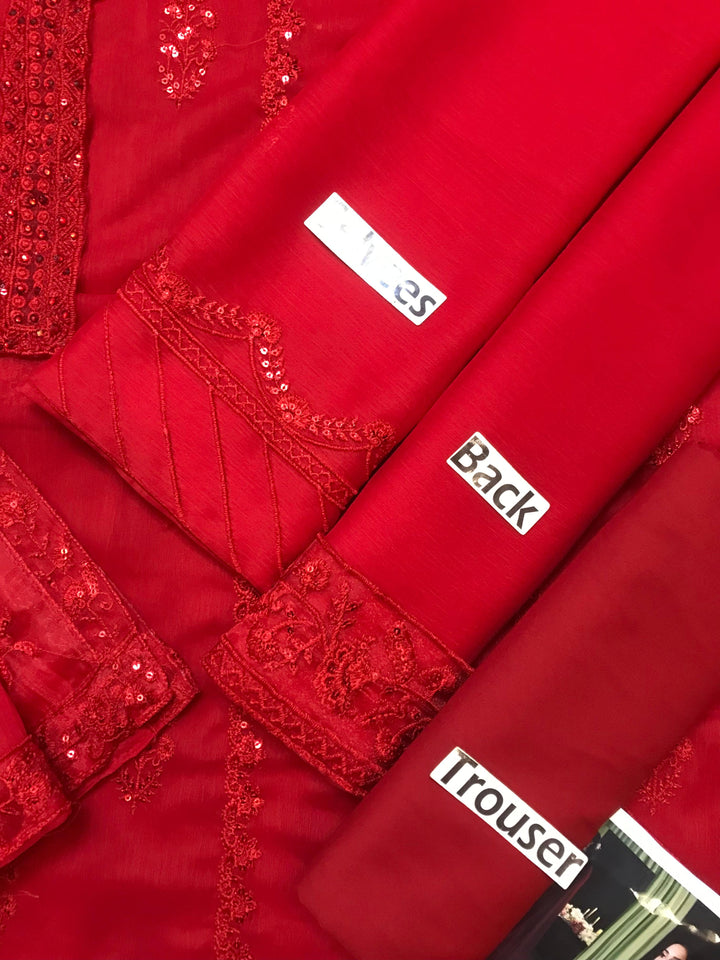 Baroque Chiffon Suit-Aarasta